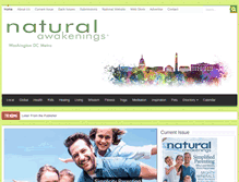Tablet Screenshot of naturalawakeningsdc.com